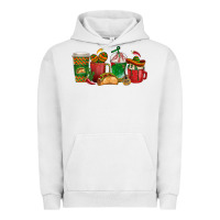 Pigment Lunar Rock Tacos Coffee Cups Urban Hoodie - texasbilliewilder