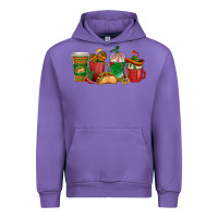 Tulip Tacos Coffee Cups Urban Hoodie - texasbilliewilder