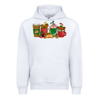 White Tacos Coffee Cups Urban Hoodie - texasbilliewilder