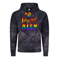 Cloud Black proud ally Vintage Hoodie - JahusDesignShop