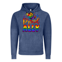 Vintage Denim proud ally Vintage Hoodie - JahusDesignShop
