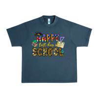 Midnight Navy happy last day of school Urban Heavy Tee - CowhideDigitalArt