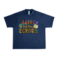 Navy happy last day of school Urban Heavy Tee - CowhideDigitalArt