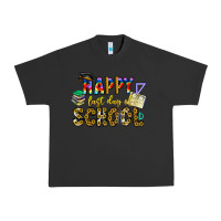 Pigment Black happy last day of school Urban Heavy Tee - CowhideDigitalArt