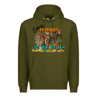 Army Green Fall Cutest Pumpkin In The Patch Deer Premium Hoodie - LillyAllenDesigns