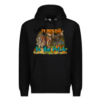 Black Fall Cutest Pumpkin In The Patch Deer Premium Hoodie - LillyAllenDesigns