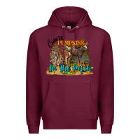 Burgundy Fall Cutest Pumpkin In The Patch Deer Premium Hoodie - LillyAllenDesigns