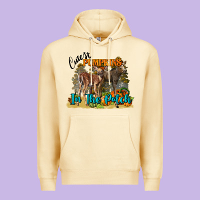 Fall Cutest Pumpkin In The Patch Deer Premium Hoodie Designed By Lillyallendesigns
