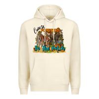 Sandshell Fall Cutest Pumpkin In The Patch Deer Premium Hoodie - LillyAllenDesigns