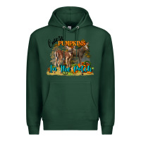 Sports Green Fall Cutest Pumpkin In The Patch Deer Premium Hoodie - LillyAllenDesigns