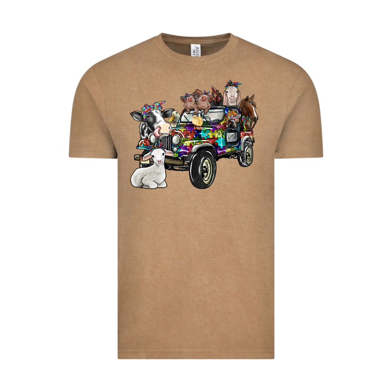 Farm Life Vintage Tee by SublimationCraftShop | Teevron