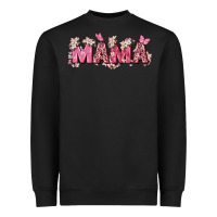 Black pink flowers mama Heavyweight Sweatshirt - Zillion Design Studio