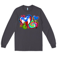 Smoke western leopard puerto rico hearts Long Sleeve Tee - AdoDesignShop