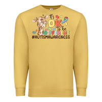 Antique Gold its ok to be different Premium Sweatshirt - MaliasSmallBusiness