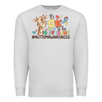Dove Grey its ok to be different Premium Sweatshirt - MaliasSmallBusiness