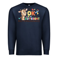 Navy its ok to be different Premium Sweatshirt - MaliasSmallBusiness