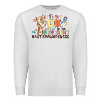 Oatmeal Heather its ok to be different Premium Sweatshirt - MaliasSmallBusiness