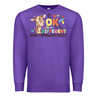 Purple its ok to be different Premium Sweatshirt - MaliasSmallBusiness