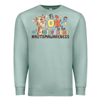 Seafoam its ok to be different Premium Sweatshirt - MaliasSmallBusiness