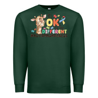 Sports Green its ok to be different Premium Sweatshirt - MaliasSmallBusiness