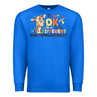 True Royal its ok to be different Premium Sweatshirt - MaliasSmallBusiness