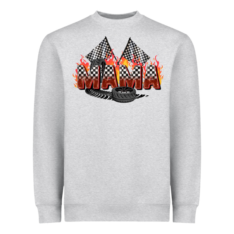 Race Mama Heavyweight Sweatshirt by Zillion Design Studio | Teevron