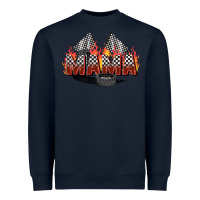 Navy race mama Heavyweight Sweatshirt - Zillion Design Studio