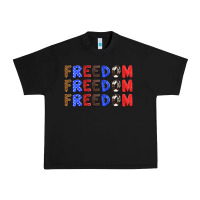 Black 4th of july freedom Urban Heavy Tee - HRA Design Shop