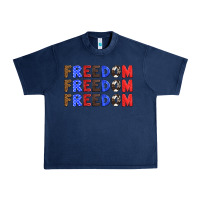 Navy 4th of july freedom Urban Heavy Tee - HRA Design Shop