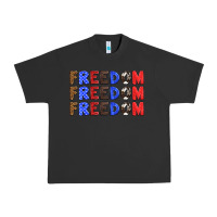 Pigment Black 4th of july freedom Urban Heavy Tee - HRA Design Shop