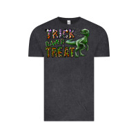 Vintage Black Trick RAWR Treat Vintage Tee - CowhideDigitalArt