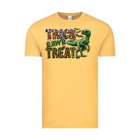 Vintage Mustard Trick RAWR Treat Vintage Tee - CowhideDigitalArt