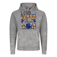Loud And Proud Cheer Mom Vintage Hoodie | Teevron