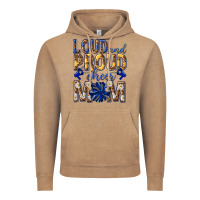 Vintage Coffee loud and proud cheer mom Vintage Hoodie - texasbilliewilder