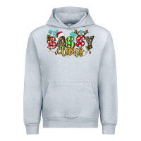 Heather Grey Sassy Claus Urban Hoodie - texasbilliewilder
