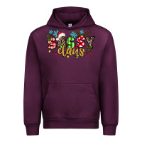 Mauve Wine Sassy Claus Urban Hoodie - texasbilliewilder