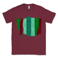 Burgundy Green Red Western Farm Life Brush Stroke Classic Tee - Bettercallsaul