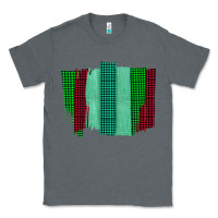 Charcoal Heather Green Red Western Farm Life Brush Stroke Classic Tee - Bettercallsaul
