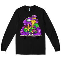 Black farm truck, mardi gras Long Sleeve Tee - JahusDesignShop