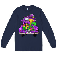 Navy farm truck, mardi gras Long Sleeve Tee - JahusDesignShop