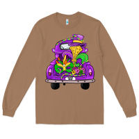 Toasted Coconut farm truck, mardi gras Long Sleeve Tee - JahusDesignShop