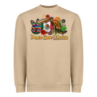 Peace Love Mexico Heavyweight Sweatshirt | Teevron