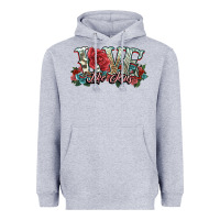 Heather Grey love like jesus roses Heavyweight Hoodie - NancyCooperArtShop