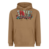Toasted Coconut love like jesus roses Heavyweight Hoodie - NancyCooperArtShop