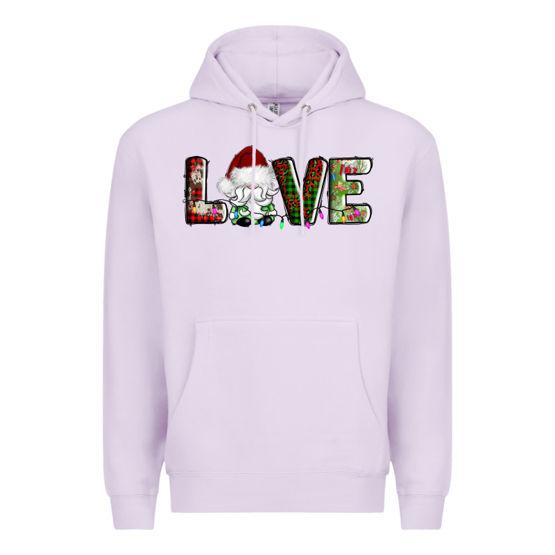Love Christmas Gnome Premium Hoodie by AdoDesignShop | Teevron