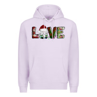 Lilac love christmas gnome Premium Hoodie - AdoDesignShop