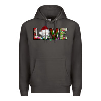 Smoke love christmas gnome Premium Hoodie - AdoDesignShop