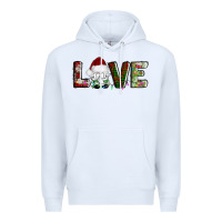 White love christmas gnome Premium Hoodie - AdoDesignShop