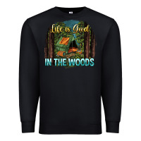 Black life is good in the woods Premium Sweatshirt - NancyCooperArtShop