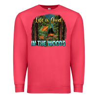 Cardinal life is good in the woods Premium Sweatshirt - NancyCooperArtShop